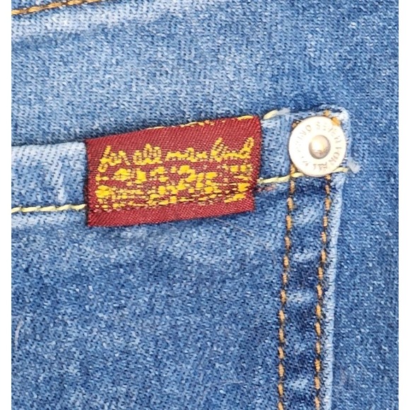 7 For All Mankind Jean Shorts Girls‎ Size 10 Stretch 5" Inseam Denim 7FAMK - Picture 5 of 8